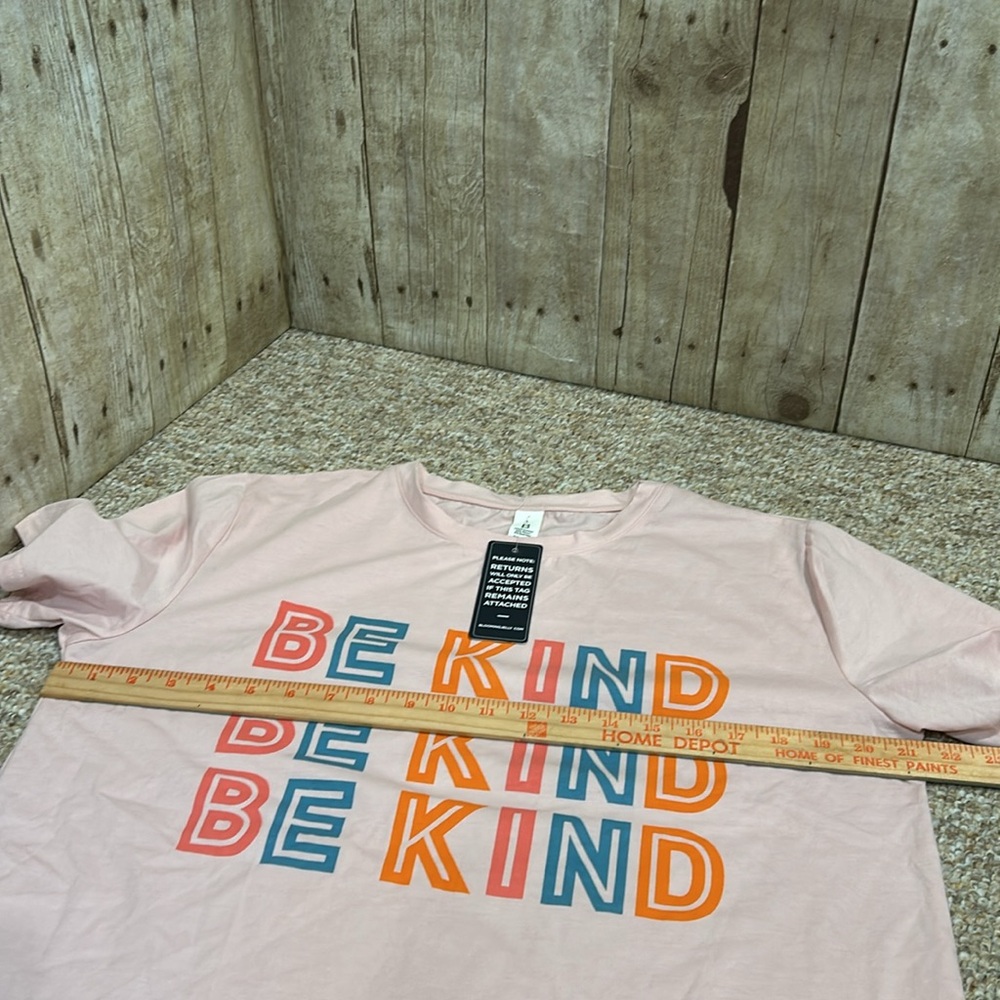 BE KIND Blooming Jelly T-Shirt women’s Large - Picture 4 of 4